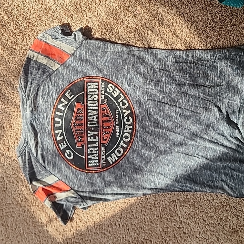 Harley-Davidson Womans Gray T-Shirt Xs - Picture 3 of 3